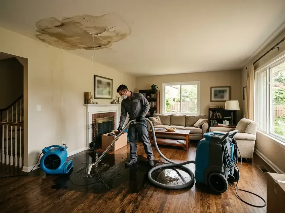 attic-pipe-burst-ceiling-drip-008 — frequently asked questions, Water Damage Restoration & Carpet Care in Catonsville, MD